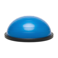 Blue bosu ball balance trainer for fitness