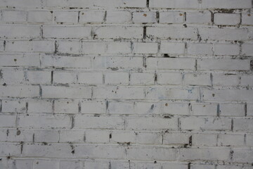 white brick wall