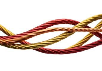 Twisted rope art display studio space creative environment abstract. Cut out PNG