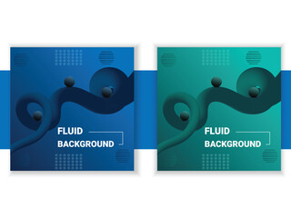 Abstract Liquid Wave Background with Modern Fluid Flow Design