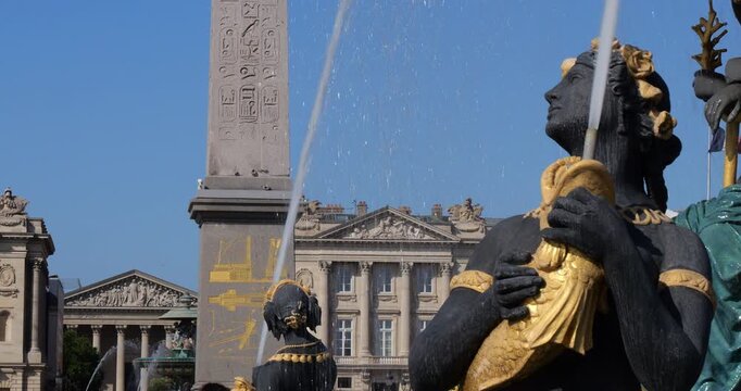 The Place de la Concorde, 8th arrondissement, Paris, &Icirc;le-de-France, France