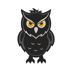 Cute Bold Owl Mascot
