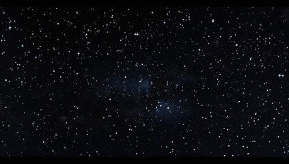 Obraz premium Night sky, countless stars, nebulous regions