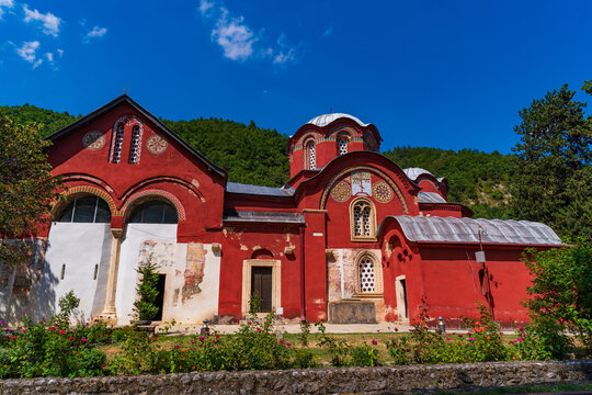 Patriarchate of Pec Monastery, a medieval Orthodox monastery in Peja, Kosovo