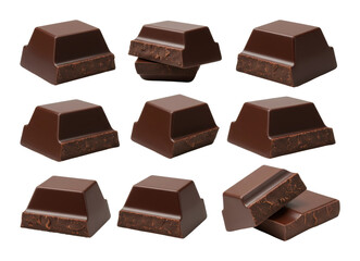 Obraz premium Indulge in decadent chocolate treats gourmet store product showcase bright display temptation for chocolate lovers. Cut out PNG