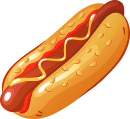 hot dog illustration