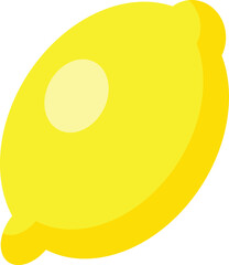 yellow lemon vector illustration