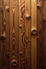 Warm brown wood grain, rich texture, knots visible, rustic, close up