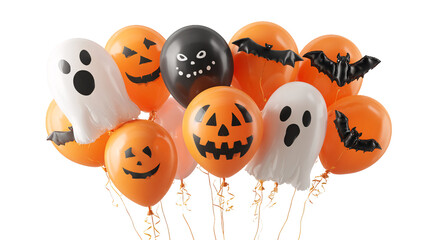 Funny Cartoon Pumpkin balloon PNG Transparent
