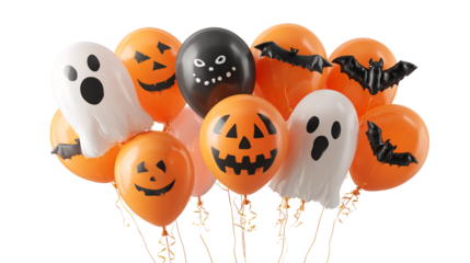 Funny Cartoon Pumpkin balloon PNG Transparent
