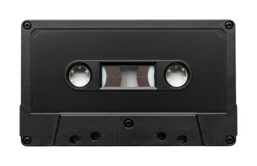 Reviving retro sounds vintage cassette tapes music studio nostalgic audio culture. Cut out PNG