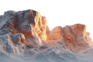 Sunrise on a rugged mountain range (1)