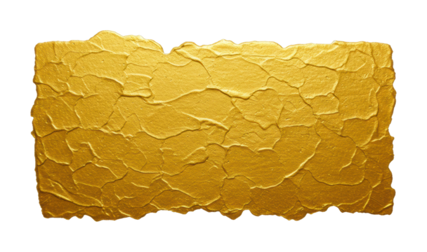 Artistic golden textured studio digital abstract modern. Cut out PNG