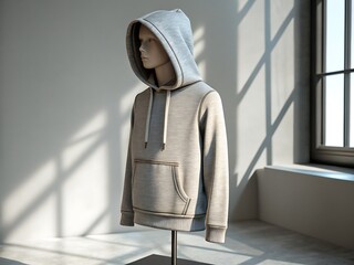 Two business people, a man and a woman, walk on a bustling airport escalator