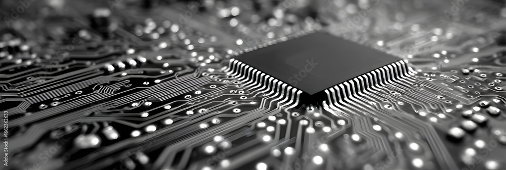 Poster printed circuit boards white textured backgrounds gray scales spaces digital information display com