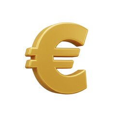 Obraz premium A golden, three-dimensional euro symbol is isolated against a stark black background, representing financial concepts and monetary value in a visually appealing manner.