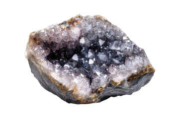 Close-up of a geode specimen