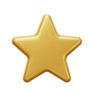 A radiant golden star shines brilliantly, its five points perfectly defined against a stark black background, evoking a sense of achievement and excellence, ideal for various design projects.