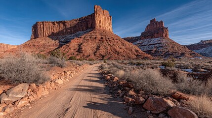Red Rock Desert Pathway