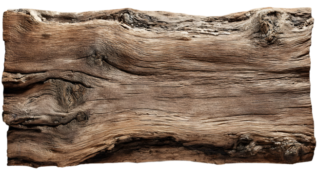 Close-up view of weathered wooden plank.
