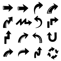 Diverse Hand-Drawn Arrows Collection for Website Design, Presentations, and Infographics, Enhancing Visual Communication and Navigation in Digital Projects.