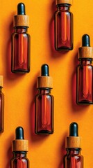 Obraz premium Amber Bottles on Orange