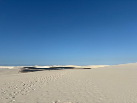 Natural Pools and Sand Dunes at Lencois Maranhenses, Brazil