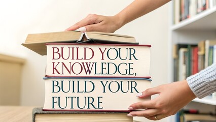Inspiring Message on Books Promoting Knowledge and Future Growth
