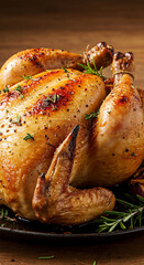 roasted chicken with vegetables