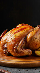 roasted chicken with vegetables