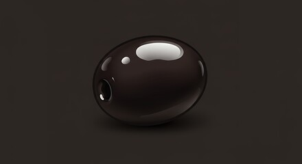 Black Olive Fruit Icon