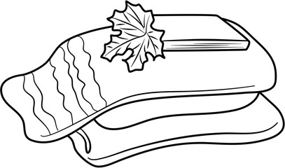 Cozy Autumn Scene coloring pages