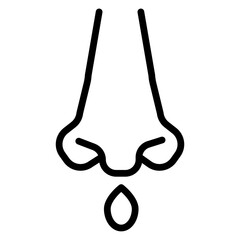 Stethoscope Vector Line Icon Design