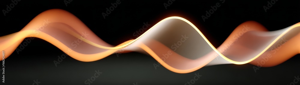 Poster abstract motion blur of radiant light streaks creating a vibrant and dynamic visual display of energ