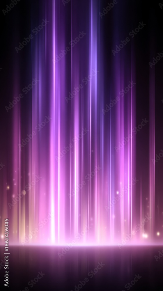 Poster vibrant abstract background featuring glowing neon light trails and futuristic digital patterns a dy