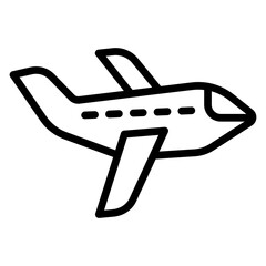 Take Off Vector Line Icon Design