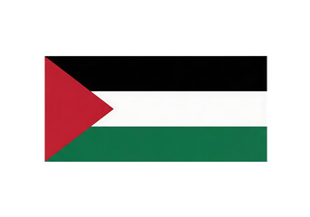 Palestine flag isolated on transparent background