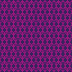 Shades 0f Purple Traditional Embroidery Art Abstract with Pixel Art Designs for Textile Print