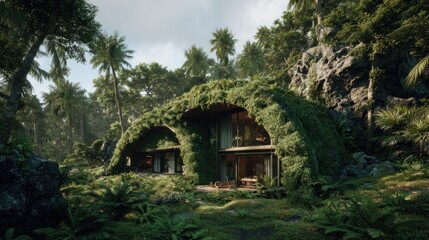 Eco-Friendly Tropical Villa: A Lush Paradise Retreat