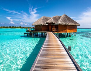 Tropical overwater bungalow (1)