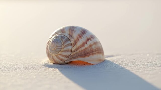 Minimalist beach aesthetic vibes. Minimalist beach aesthetic closeup of shell natural pattern sunlight soft texture calm peaceful serene mood smooth