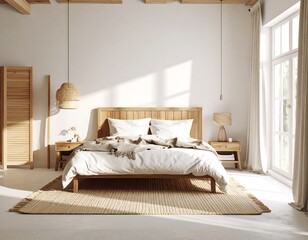 Cozy bedroom interior design