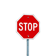 Octagon Stop Sign Safety, Traffic Control, Road Sign, Warning Symbol, Regulatory Sign