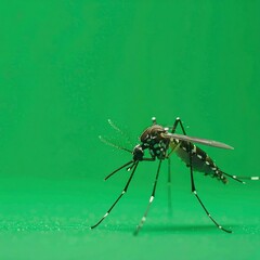 Fototapeta premium Close-up of a mosquito