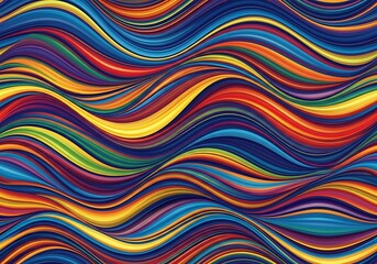 Abstract wavy colorful background (3)