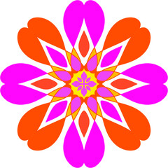 Colorful Floral Mandala Set.004