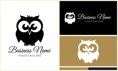 Owl Logo Designs Variations.