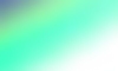Abstract blurred background image of blue, green colors gradient used as an illustration. Designing for posters, interior, banner, card or advertisements.