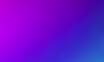 Abstract blurred background image of purple, blue colors gradient used as an illustration. Designing for posters, interior, banner, card or advertisements.