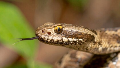 Fototapeta premium Close-up of a snake's head (2)